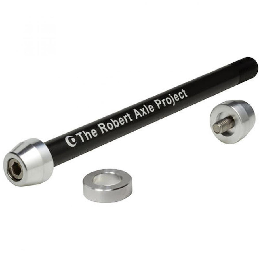 The steckachse robert axle tra212 159/162/165mm 159 Schwarz - stabile Steckachse für Rollentrainer