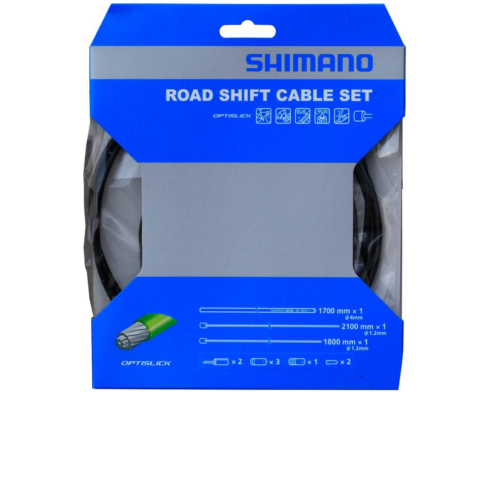Schaltzug-set Road Optislick Schaltzug - Für Rennradschaltungen, Schwarz
