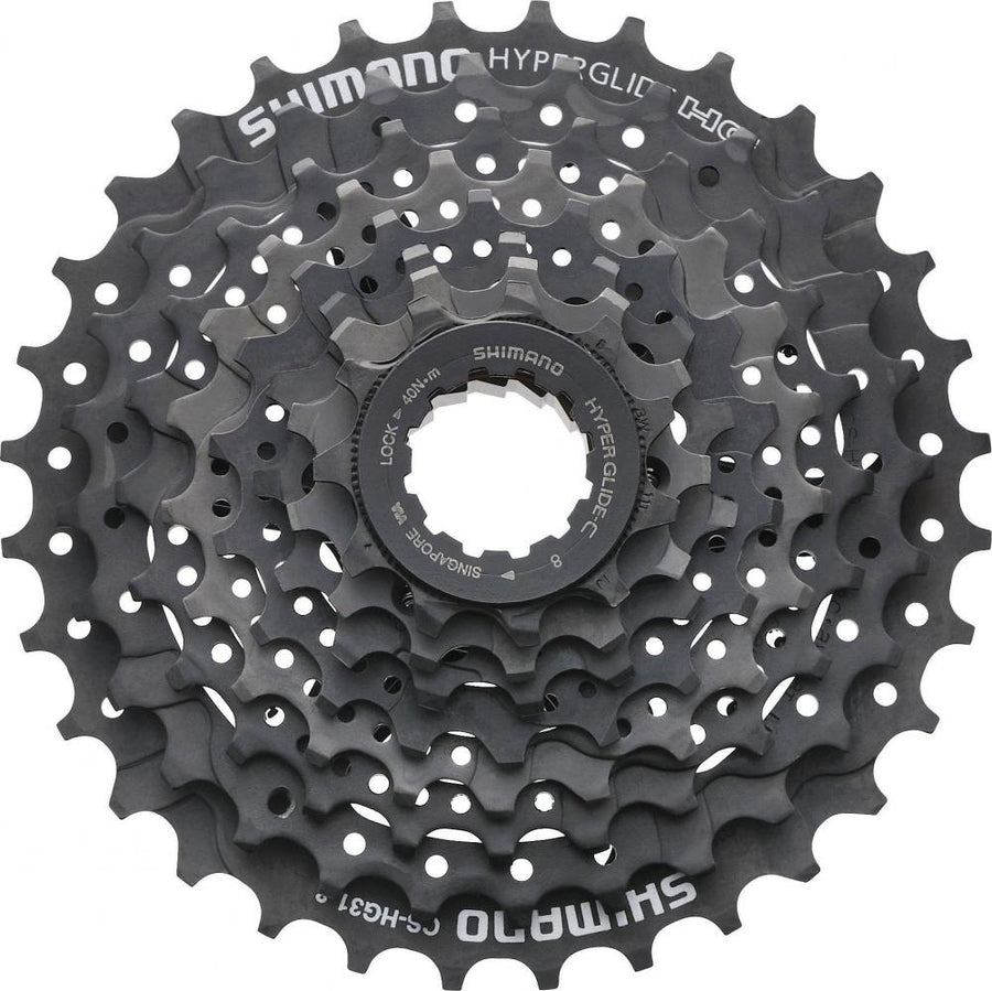 SHIMANO ALTUS CS-HG31 8-fach Fahrradkassette, 11-30 Zähne, schwarz.