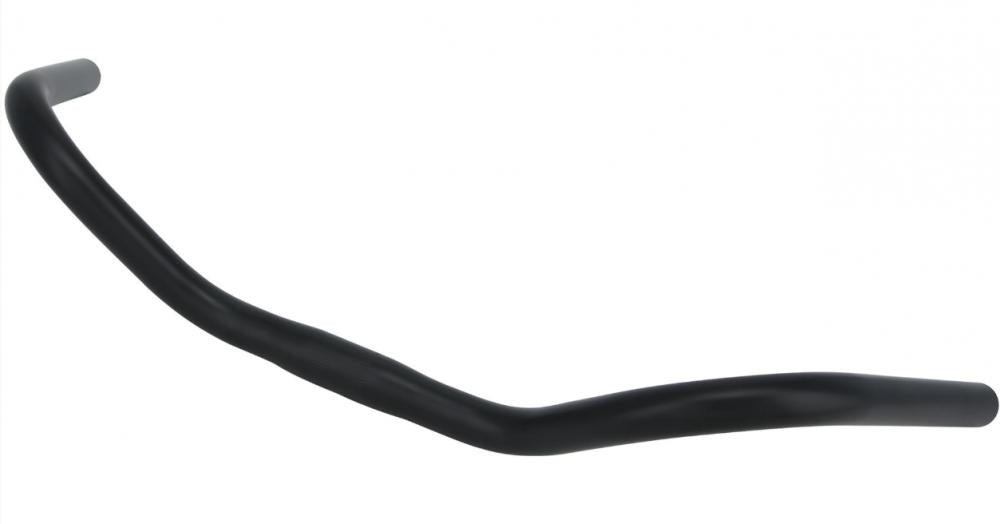 Ergotec Stuttgarter Lenker 550mm Stahl schwarz 25,4mm, ergonomisch, 72mm Rise, 68° Biegung, City/Trekking, Safety Level 3