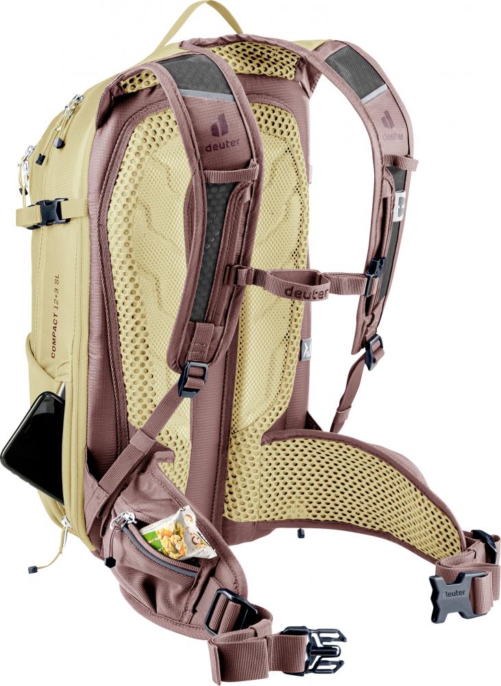 Deuter Compact 12+3 SL Damen Fahrradrucksack 12 Liter jade-sand - Stabiler Sitz & gute Passform
