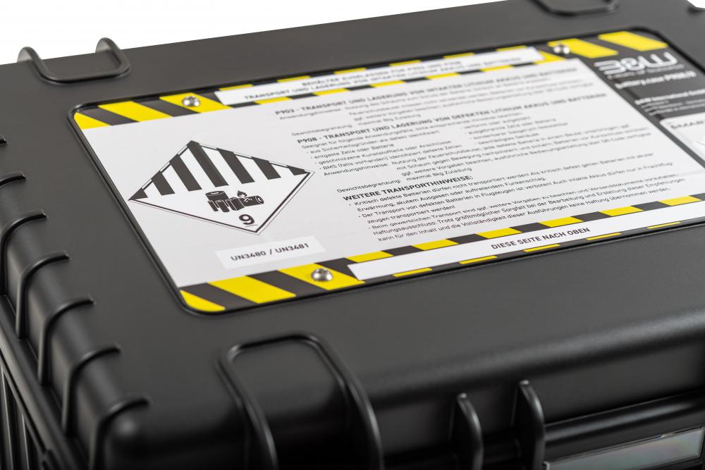B&W Akkukoffer battery.case 908.8 (6000er Case) 908 - sicherer Transport für Li-Ion Akkus