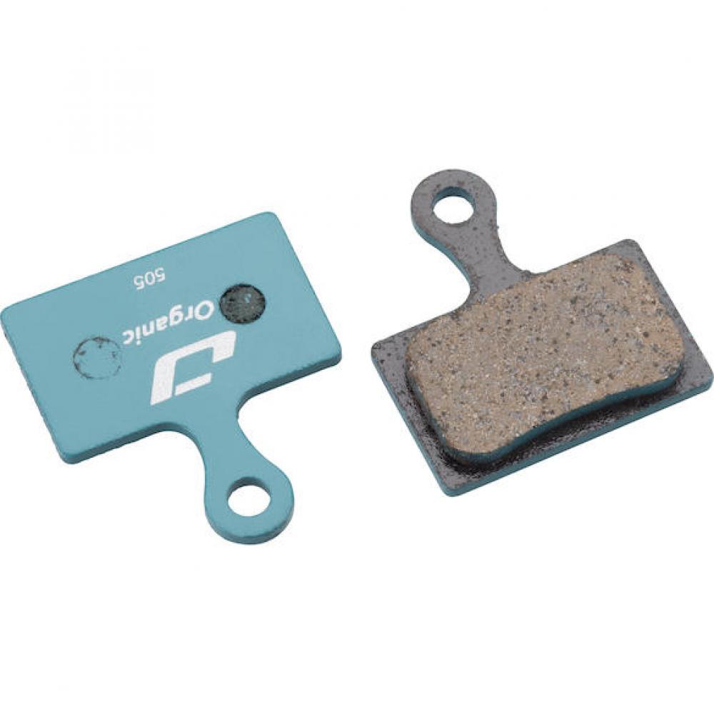 Jagwire Disc Sport Organic Bremsbeläge Shimano/TRP Blau - geräuscharmes Bremsen mit Kunstharz-Mix