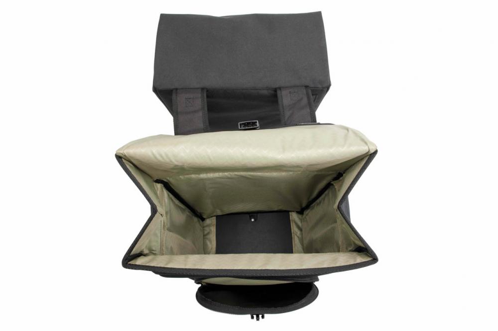New Looxs Doppelpacktasche Tulum MIK Grey Green Grey - alltagstaugliche Fahrrad-Doppeltasche