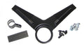 Schwarzer Horn Kettenschutz Befestigungssatz B17 für Catena 17 mit Halterung, Schelle, Gummipad und Schrauben.