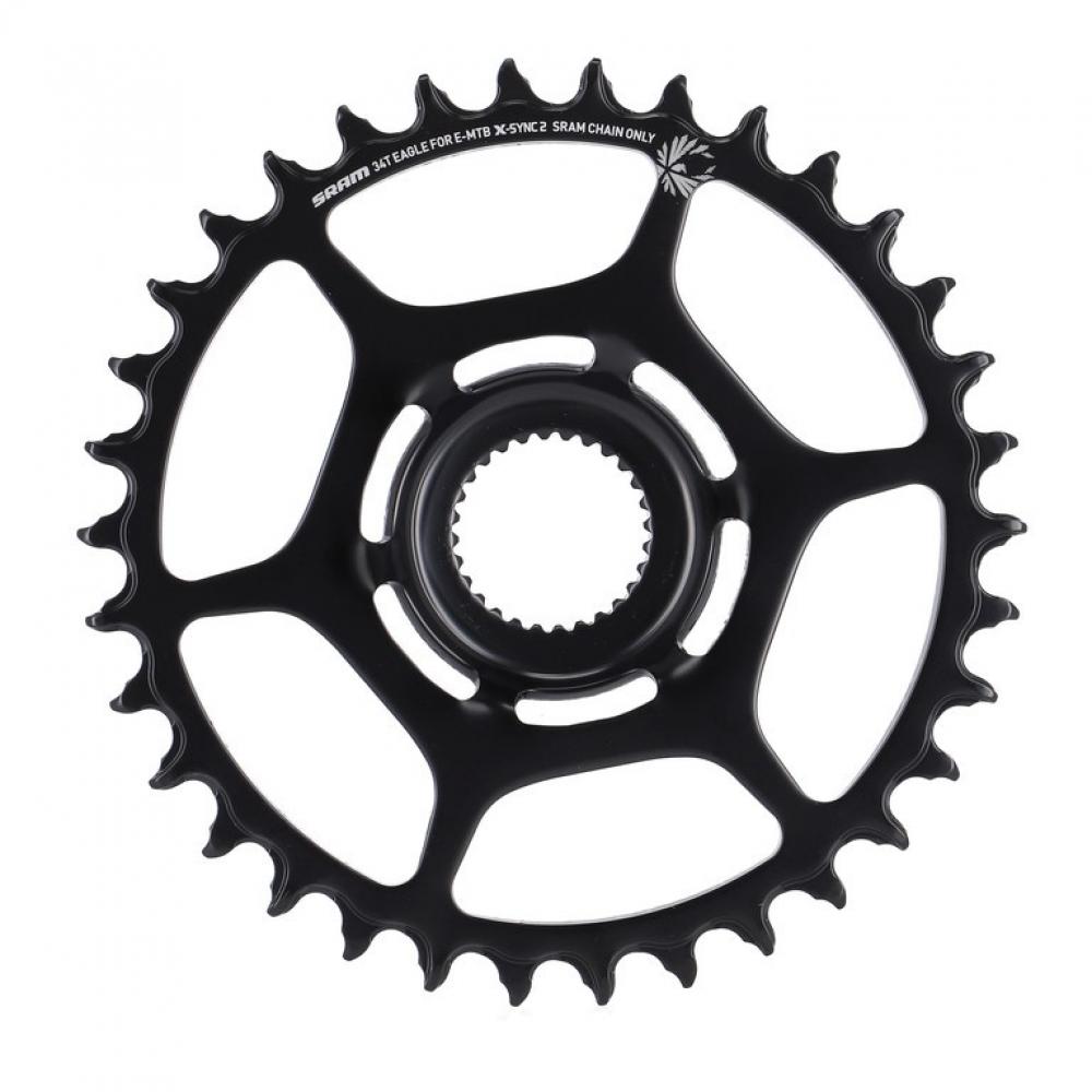 SRAM X-Sync Kettenblatt E-MTB 2 Eagle 34T, Boost 148, schwarz