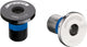FSA Kurbelschrauben M8 Silber - Chromoly-Stahl Paar mit Self-Extracting