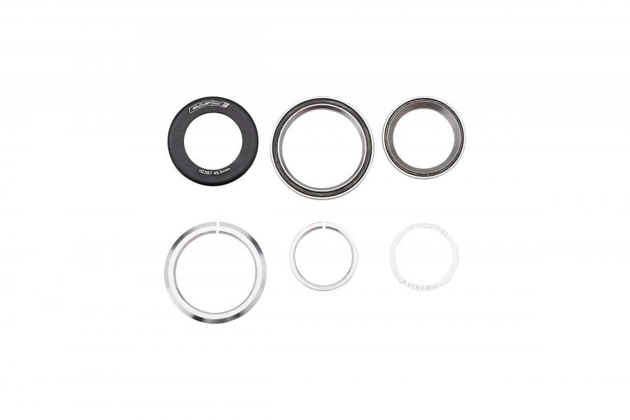 COMPLETE HDS COMPLETE - INTEGRATED 1-1/8" UPPER 1.5" LOWER 45X45 DEG 45.5MM TOP COVER (H2387) W/ SPLIT RACE (NO.42/ACB/S/F/N/EC-4) - Steuersatzunterteil