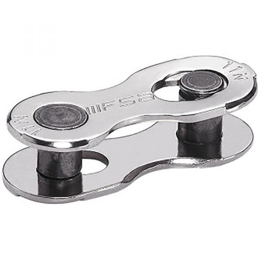 Vision Kettenschloss Link Connector 10-fach Vernickelt, Schwarz - sicherer Kettenverschluss