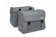 New Looxs Doppelpacktasche Mondi Joy Double Nima 2x18L Grey - stilvolle Fahrrad-Gepäckträgertasche