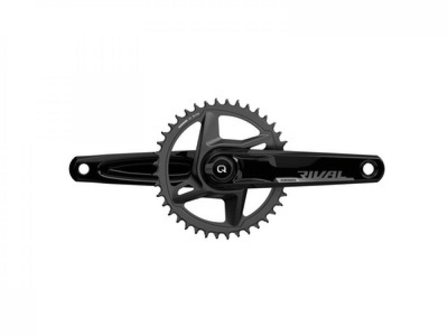 SRAM Kurbelgarnitur Quarq Rival AXS Wide 175 mm 46T - präzises Powermeter fürs Gravel- und Rennrad