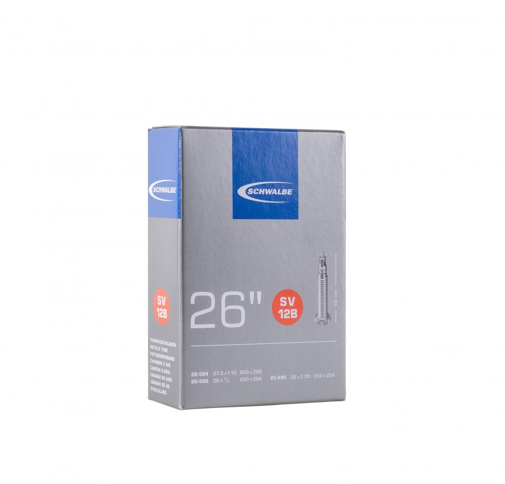 Schwalbe SV12B Schlauch 26×7/8-1.00" (20/28-584/590) - SV-Ventil 40 mm - Butyl