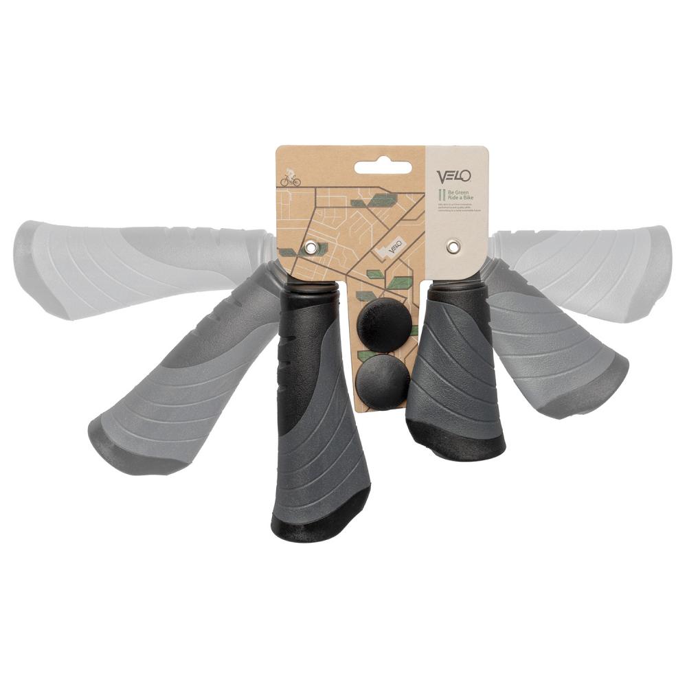 Velo Griffe ERGOGEL D3 FIX 135/92mm schwarzgrau