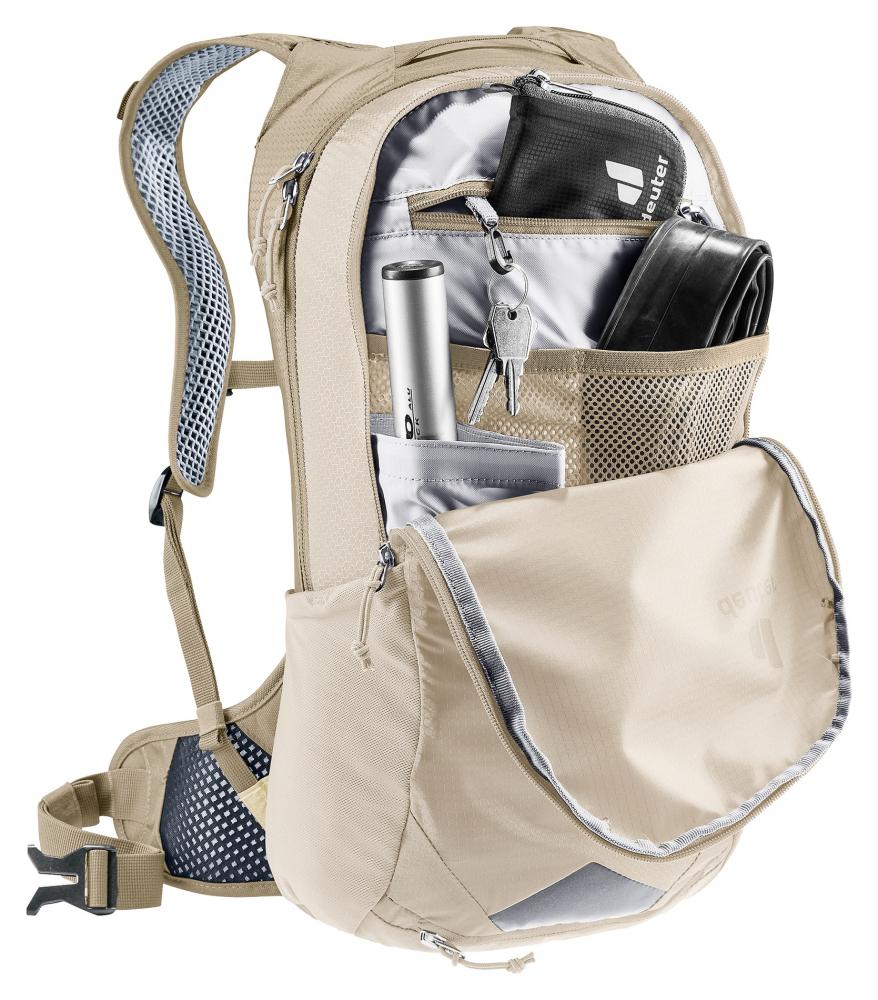 Deuter Race Air 10 Fahrradrucksack - Extrem leicht, 10L, bikespezifisch, alu-greystone
