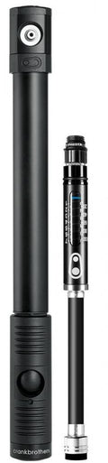 Crankbrothers Klic HP Handpumpe analoges Manometer inkl. Rahmenhalter Midnight Edition black