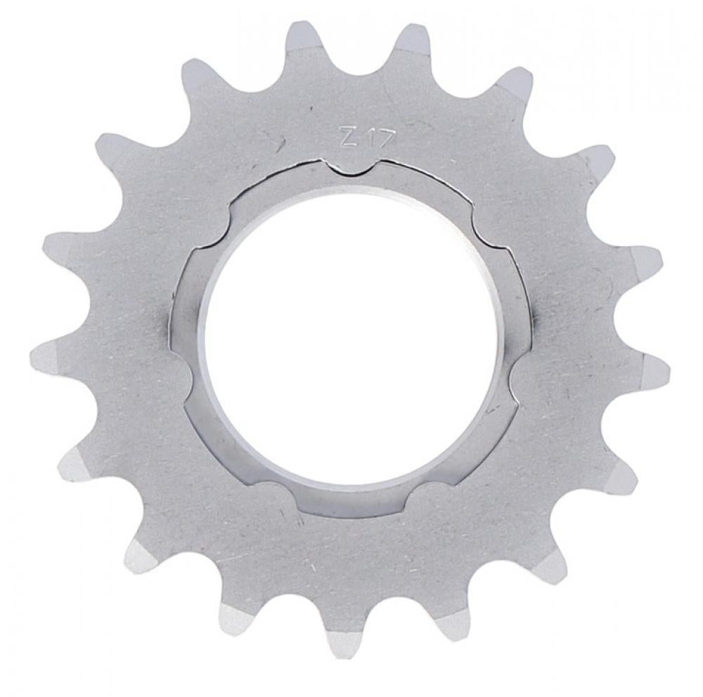 Single Speed Ritzel 1/8",17 Zähne Mit Träger Matt Verchromt