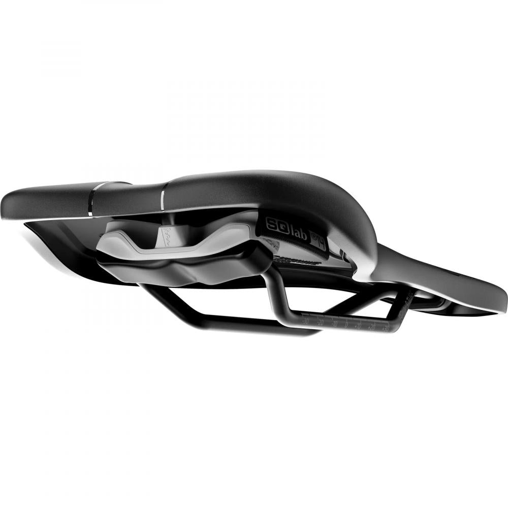 SQlab 612 ERGOWAVE active 2.2 Fahrradsattel 14cm - Ergonomischer MTB Sattel mit Stufensattel-Technologie