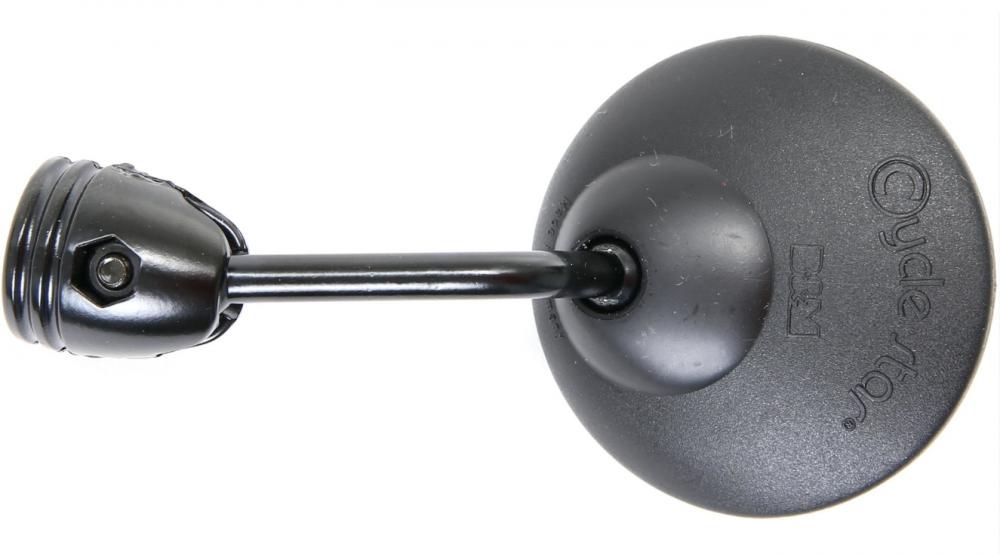 Busch&Müller Cycle Star Fahrradspiegel Ø 60mm mit kurzer Stange, schwarz.
