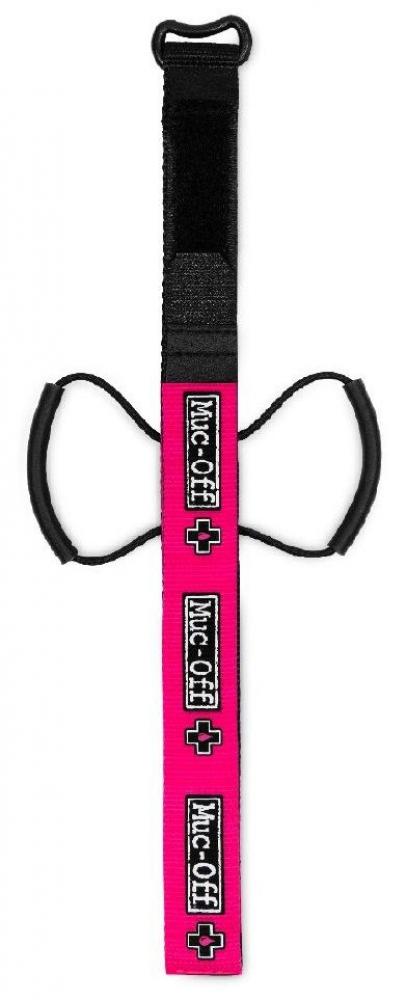 Muc-Off Utility Frame Strap Pink - Robuster Rahmenhalter für Ersatzschlauch und Werkzeug