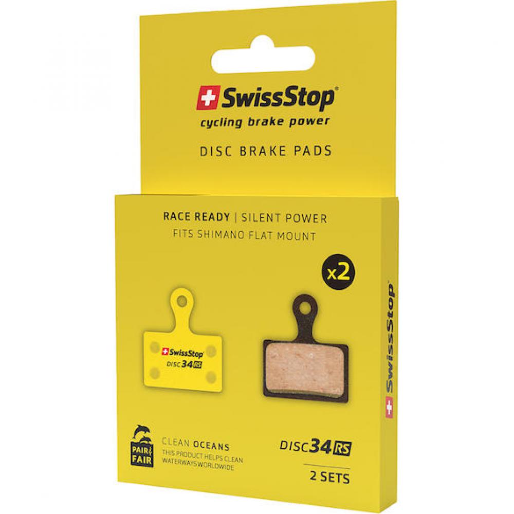 Bremsbeläge SwissStop Disc 34 E Bremsbeläge 34 - leistungsstarke Scheibenbremsbeläge für Shimano