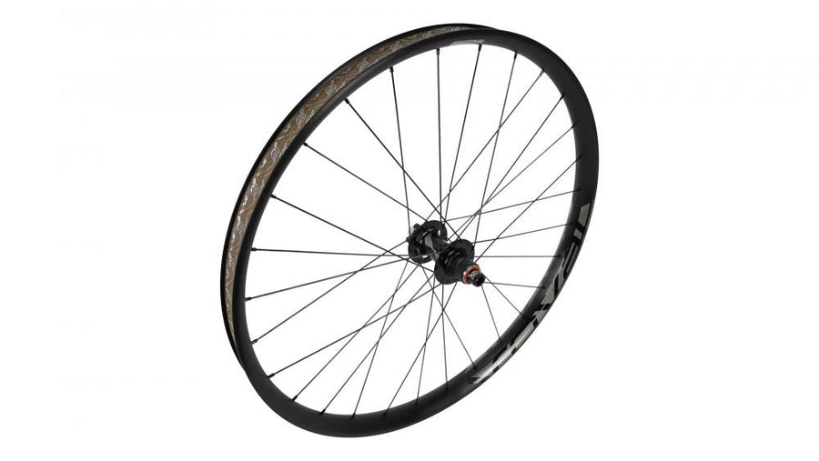 TRAVERSE Nabe WHL TRAVERSE 38 OE - 27. REAR ALLOY TA 12X148MM DISC 6-BOLT 28H SRAM XD FHB (HILO HUB) - BLACK W/ CHARCOAL DCL - Hinterradnabe