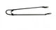 Bumper Schutzblechstrebe 28 × 1 1/2" Stahl schwarz - Hollandrad Rücklichthalter, 45 cm Länge