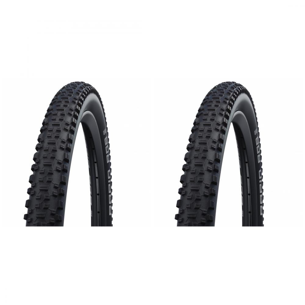 2x Schwalbe Rapid Rob HS425 29x2.25" MTB-Drahtreifen schwarz für Crossrad & Mountainbike.