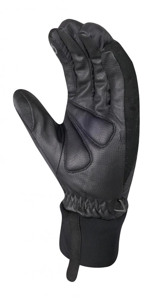 Chiba Classic Winter Vollfingerhandschuh Schwarz Gr. XL - unisex, winddicht, Thinsulate-Futter, Klettverschluss & Touchfunktion