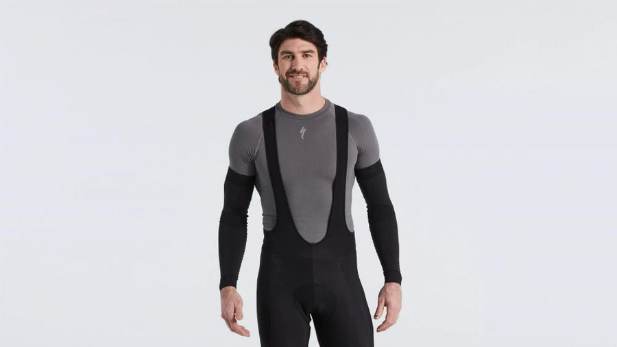 SEAMLESS ARM WARMER BLK M/L - Armwärmer - Bekleidung