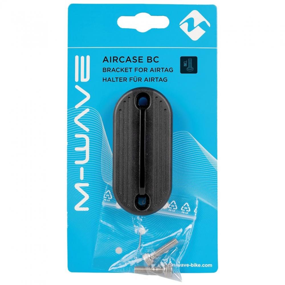 M-Wave Halter Aircase BC AirTag schwarz, auf Karte, inkl. Schrauben
