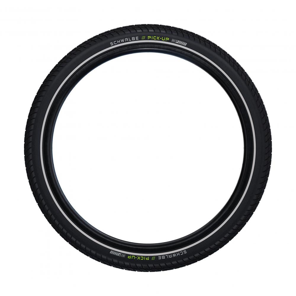 Schwalbe Pick-Up Reifen 24x2.15 (55-507) - Cargo-Reifen mit Smart DualGuard Pannenschutz & E-50 Zulassung für Lastenräder - Fahrradreifen