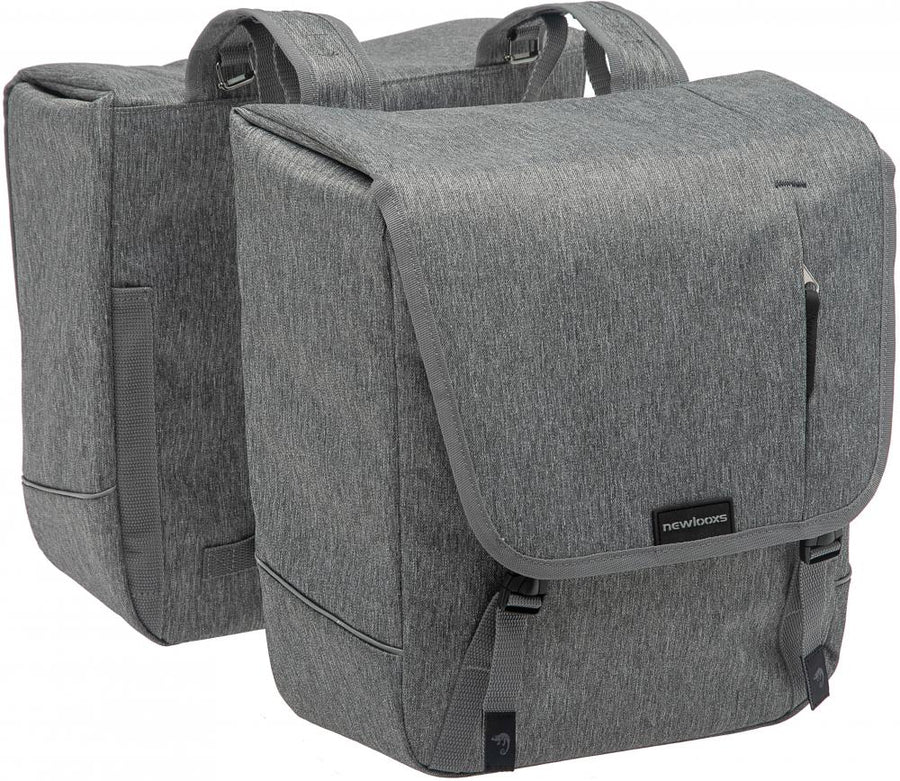 New Looxs Doppelpacktasche Nova Double Grey 2 x ca. 18 l Grey - geräumige, wetterfeste Lösung