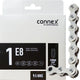 Connex Kette 1/2 x 1/8 1E8 1-fach E-25 Nickel 132 Glieder silber