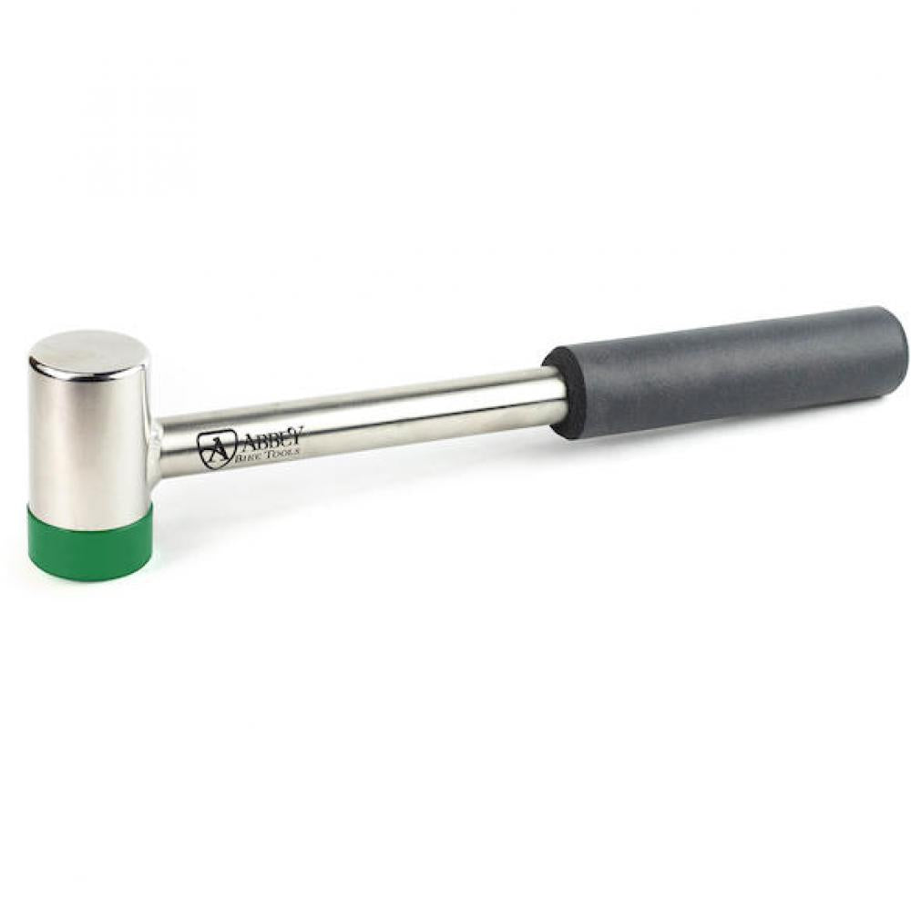 Abbey Tools Edelstahl-Hammer Shop 305 mm Grün,silber,schwarz - präziser Werkstatthammer