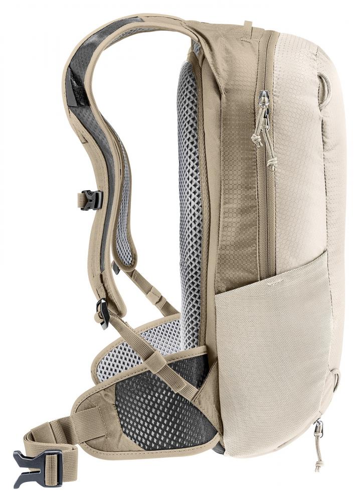 Deuter Race 8 Fahrradrucksack Alu-Greystone - Leichter & stabiler Rucksack mit Airstripes