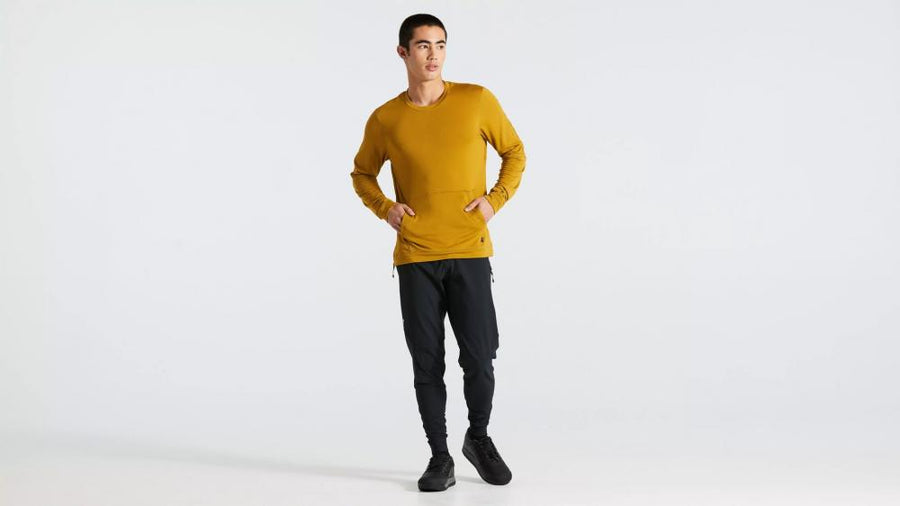 CRAFT Trail Powergrid Jersey Langarm Herren - Harvest Gold Größe XXL - Trikot