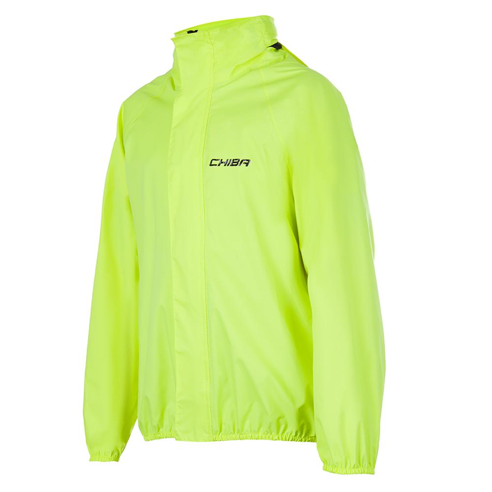 CHIBA Regenjacke Rain Kids - wasserdicht, winddicht, atmungsaktiv, neongelb, XL