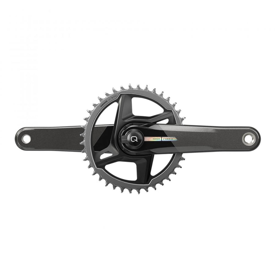 SRAM Force 1 AXS Powermeter Kurbel 172,5mm 40T DUB für präzise Leistungsmessung.