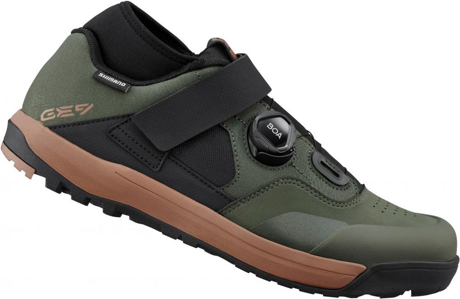 SHIMANO Fahrradschuhe GE900 Herren/Damen MTB SPD Größe 43 Grün - Enduro SPD Schuh