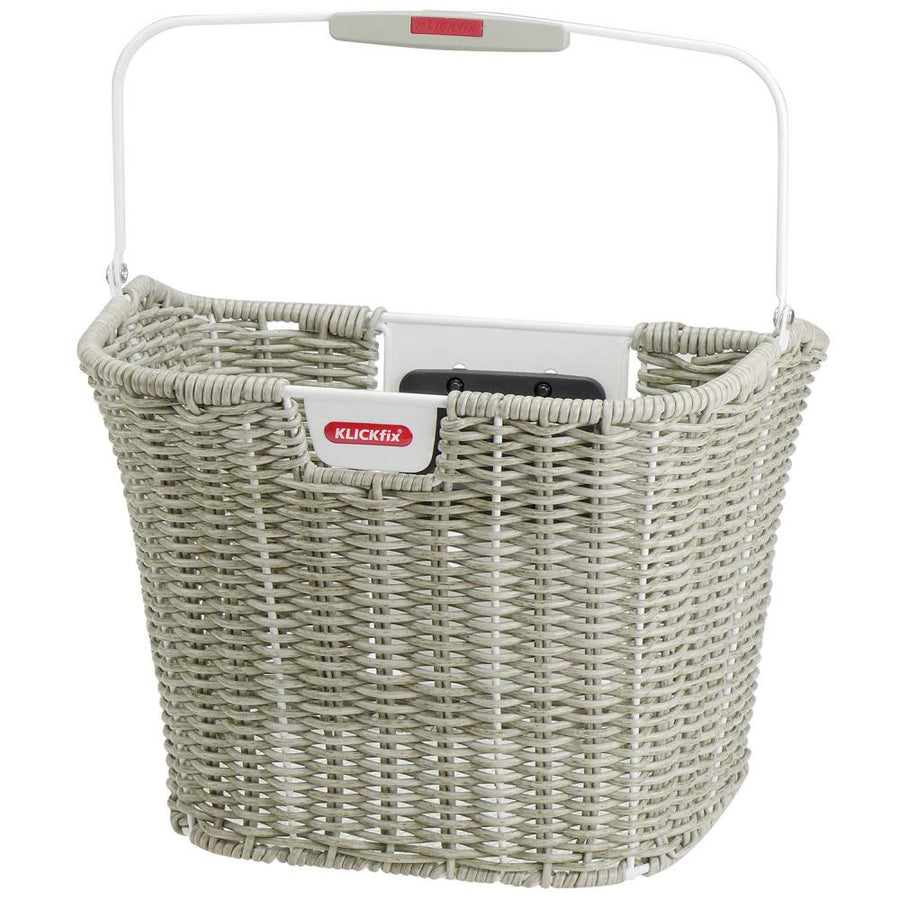 KLICKfix Fahrradkorb Structura Retrosteingrau 25x34x27 cm