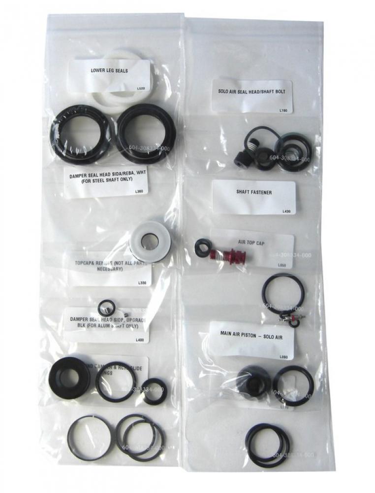 RockShox Service Kit Full SID/Reba SA mit Dichtungen und Ersatzteilen für Federgabel-Wartung.