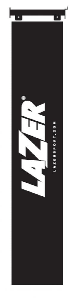 LAZER Banner für Slatwall 1 Stk. 1-teilig - professionelle Markenpräsentation am POS
