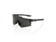 100% Speedcraft XS - Smoke Lens unis Soft Tact Black - kompakte Performance-Sportbrille