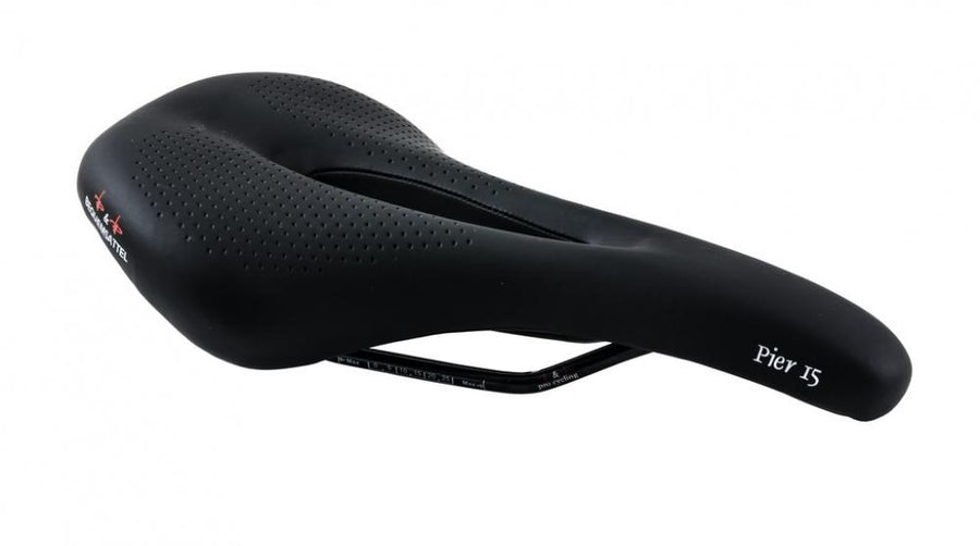 P&P Bequemsattel Pier 15 515 schwarz, Uni, 275x140mm