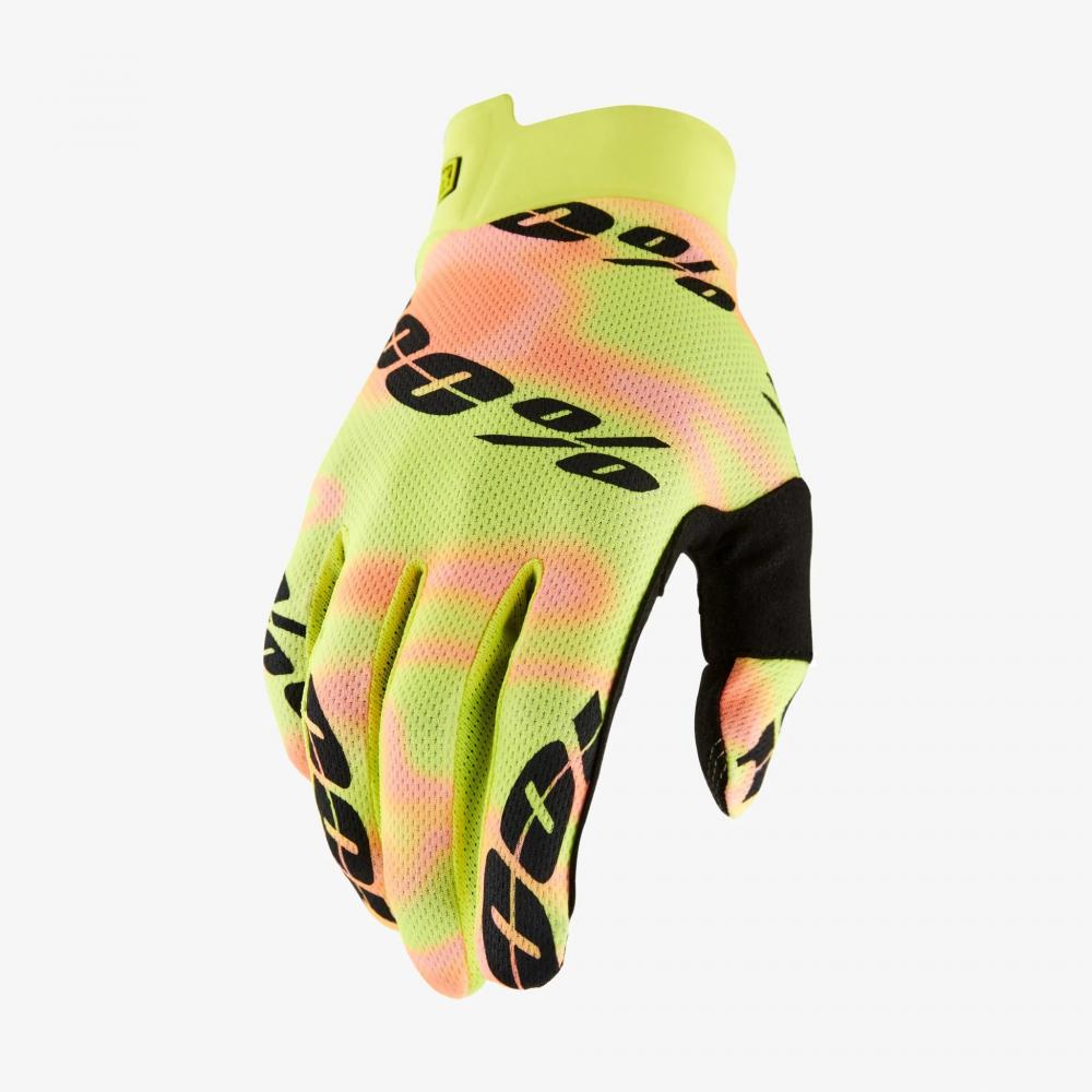 100% iTrack Gloves S Kaledo - 2022 - leichte MTB-Handschuhe mit Top-Grip