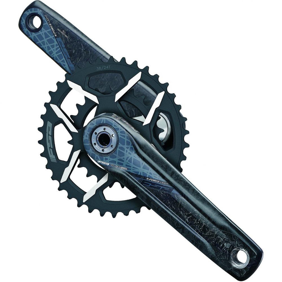 FSA Kurbelgarnitur K-Force Light MTB Modular 175 mm Schwarz - leichte High-Performance-Kurbel