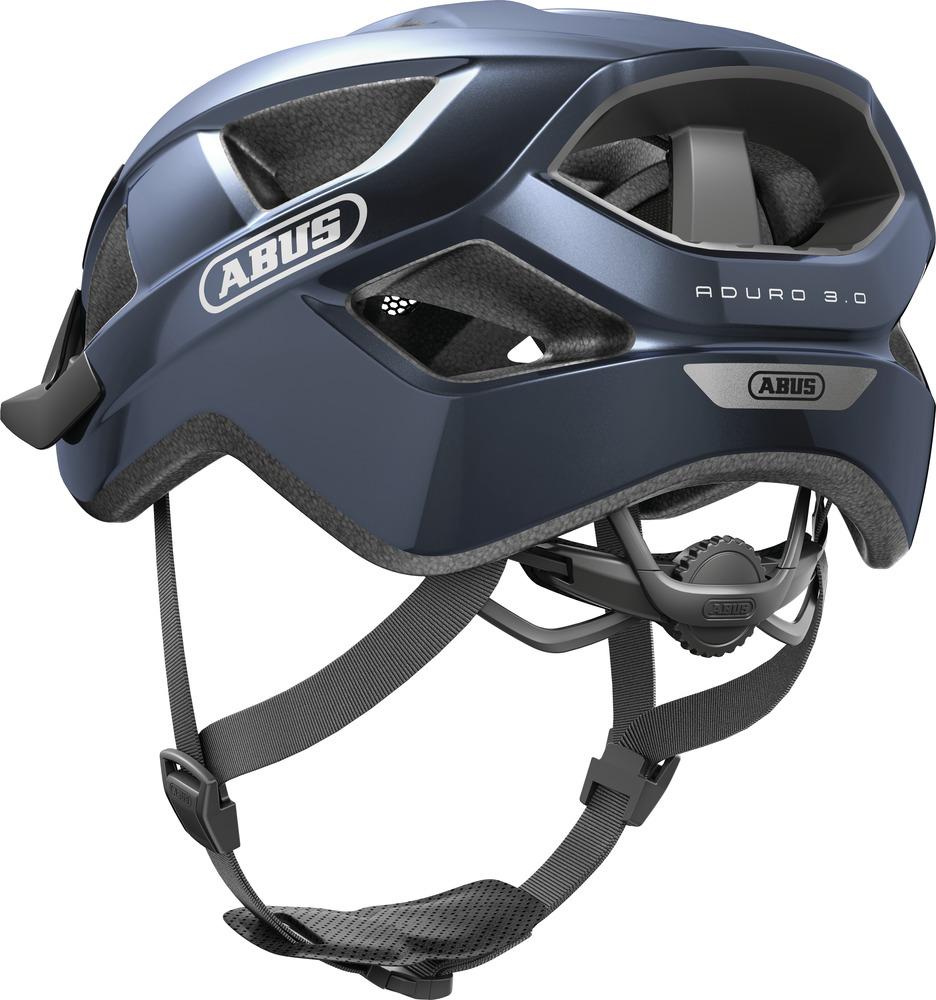 Abus Fahrradhelm Aduro 3.0 in midnight blue, Größe L (58-62cm)