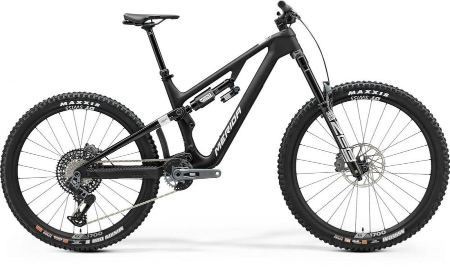 Merida ONE-SIXTY 8000 III3 silk black(silver) S SILK BLACK (SILVER) - Enduro-Fully für anspruchsvolle Trails