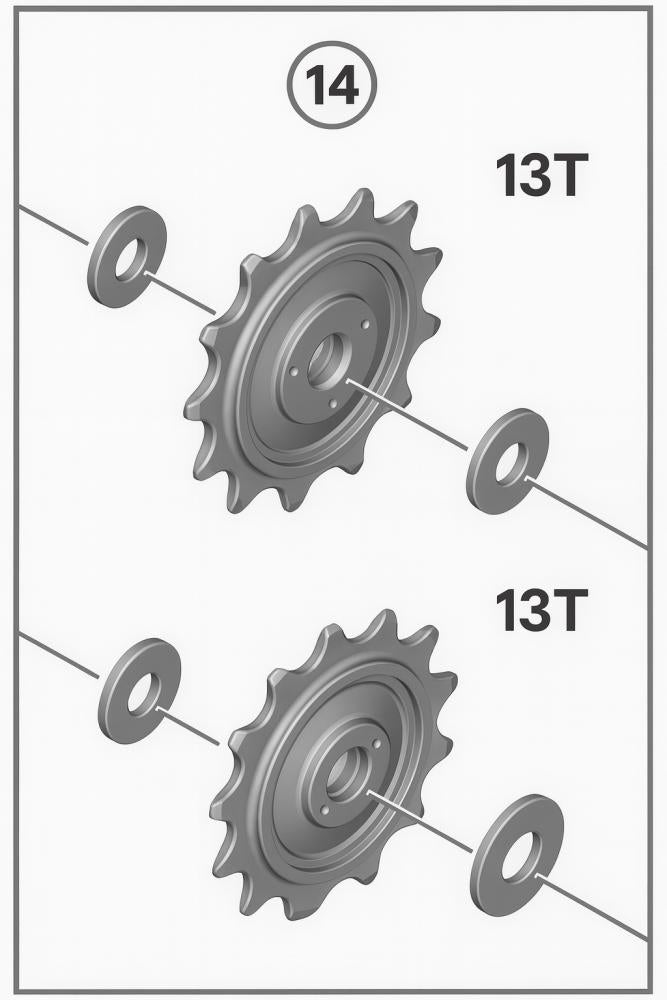 SHIMANO Leit u.Spannrolle f.RD-M9260-11L Ersatzteil - 9260-11, 11L