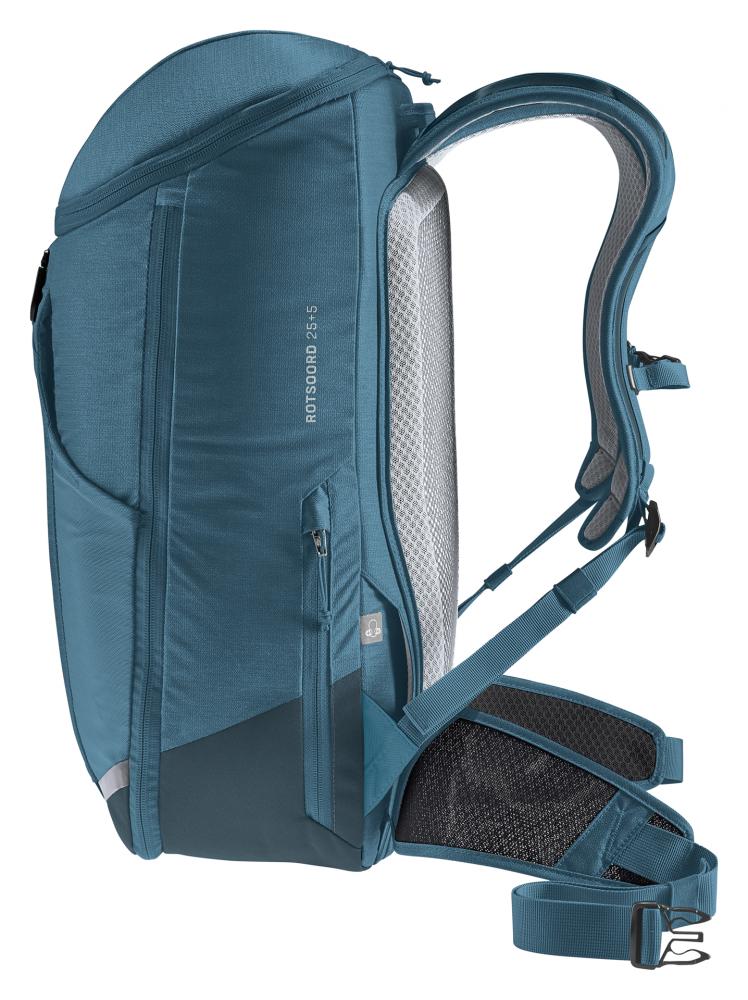 Deuter Rotsoord 25+5 Fahrradrucksack - Volumenerweiterung mit Regenhülle für Pendler